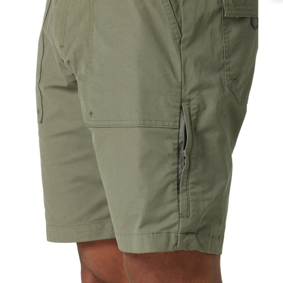 NWT Wrangler Big Men's Outdoor Seneca Short, Dusty Olive, Size 46 - Picture 4 of 10